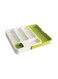 Generic Drawer Cutlery Organizer White/Green