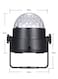 Generic Mini LED Magic Ball Stage Effect Uplight With Remote Controller Clear/Black