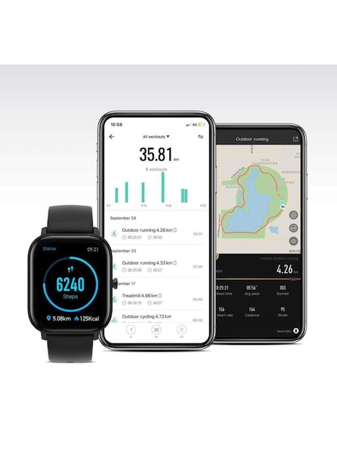 Amazfit GTS Smart Watch With GPS Obsidian Black