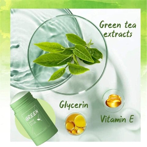The Mohrim Green Mask Stick Cleansing Clay Stick Mask