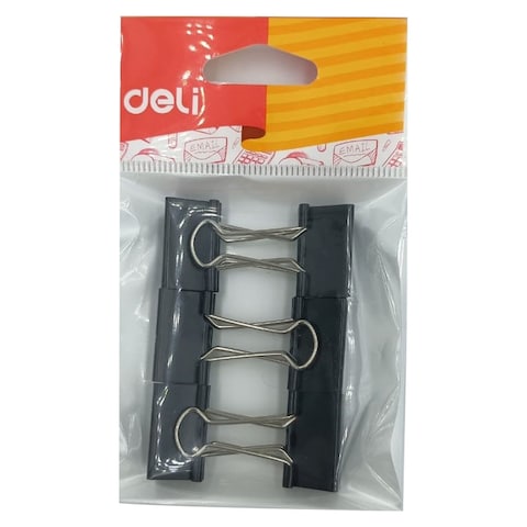 Deli Binder Clip Set Multicolour 25mm 6 PCS