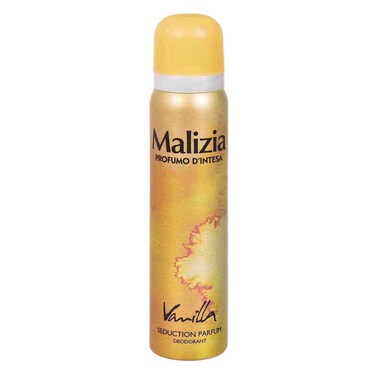 Malizia Spray Deodorant, Vanilla - 100 ml