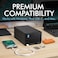 LaCie 2big Dock 36TB External Desk Hard Drive HDD - Thunderbolt and USB4 Compatibility, Data Recovery for Mac and PC (STLG36000400)