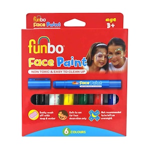 Funbo Face Paint Sticks MultiColor Pack of 6