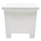 KENPOLY SQUARE PLANTER NO.3 WHT