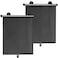 Generic Car Window Shade, Car Roller Sunshade For Windows, Retractable Car Sun Shade UV Rays Protection 42 X 130 cm 2 Pcs