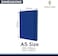 Collins Legacy A5 Hard Cover Notebook, 240 80gsm Ruled Pages - Mid Blue Cover