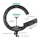Generic-18 Inch LED Ring Light Photography Lamp Set Bi-color 3200K-5600K Stepless Dimmable with 3 Phone Holders Remote Control for Live Stream/Selfie/Makeup/Portrait Filming