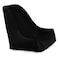In House Harvey Velvet Bean Bag Chair - Small - Black