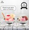 Life Smile Dessert Bowls Set With Spoon - 18/10 Pure Stainless Steel Ice Cream Cup Set of 6 , Dessert Dish for Serving Ice Cream Salad Fruit Pudding - Dishwasher Safe