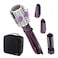 Babyliss 5910E Hair Dryer 2000 Watt - Black + Babyliss 2736E Rotating Brush - 1000 Watt - Purple