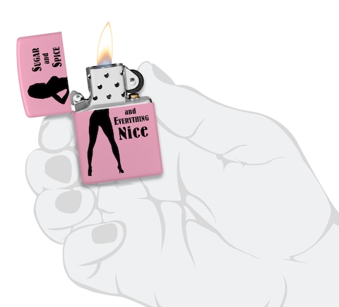 Zippo CI412362 238 Sugar And Spice Design Pink Matte Windproof Lighter