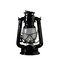 Lingwei - Black Retro Iron Camping Kerosene Lamp Portable Lanterns Oil Lamp Metal Photo Props Home Decoration Gifts
