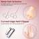 Moxedo 12 in 1 Kit Stainless Steel Professional Nail Clipper Manicure and Pedicure Grooming Tools Set for Hands Foot and Facial with Leather Travel Case
