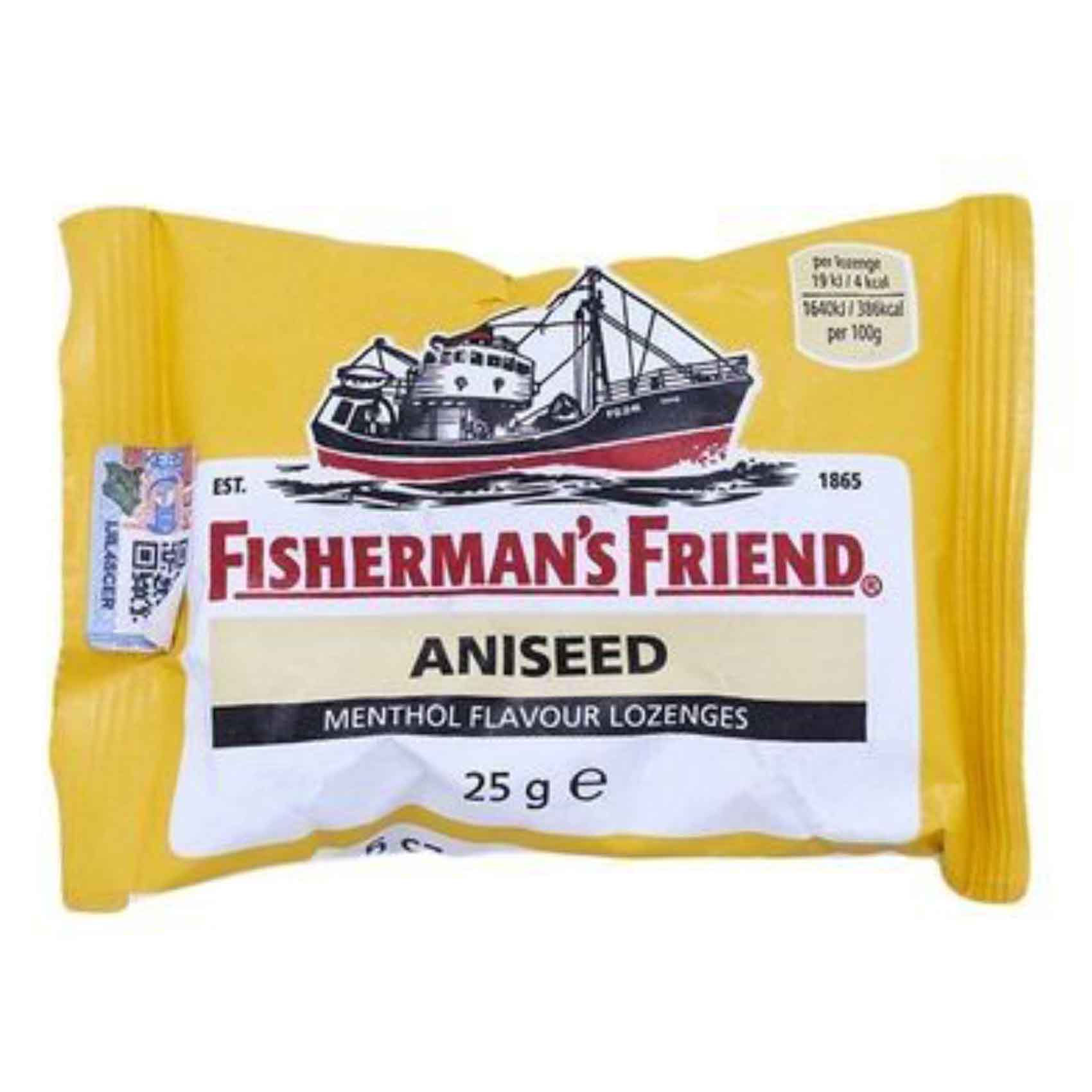 Fisherman&#39;s Friend Aniseed Menthol Sugar Free Lozenges 25g