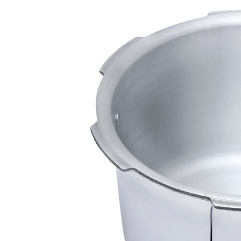 Krypton 3L Induction Base Pressure Cooker - Lightweight &amp; Durable Cooker With Lid, Cool Touch Handle And Safety Valves, Evenly Heating Base, Perfect For Rice, Meat, Veggies &amp; More