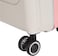 Eminent Vertica Hard Case Travel Bag Medium Luggage Trolley Polypropylene Lightweight Suitcase 4 Quiet Double Spinner Wheels With Tsa Lock B0006M Grey Pink