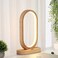 Desk Mood Lamp, Wooden Table Lamp, 3 light mode Ambient Lamp With Gesture &amp; Touch Control By Daamudi