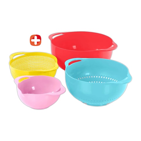 El Helal and Star Bowl - 2 Pieces + Colander - 2 Pieces
