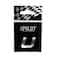 Lampa Stickers Letter U 3D Chrome 18MM