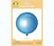 Party Time 1pc 18&quot; Shiny Light Blue Round Shaped Foil Mylar Balloons For Mother&#39;s Day, Wedding Decoration &amp; Engagement - Birthday Party Supplies