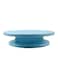 Generic Plastic Turntable Non-Slipping Bottom Decorating Cake Stand Blue 28cm