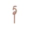 Rose Gold Acrylic '5' Cake Topper
