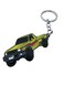 3D car keychain zinc alloy metal key ring gift pendant car shape chain double-sided three-dimensional keychain for Toyota