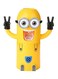 Generic Minionstoothpaste Dispenser With Toothbrush Holder Yellow 19X6.2X8Centimeter