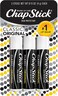 Chapstick Classic (3 Count) Original Flavor Skin Protectant Flavored Lip Balm Tube, 3 Count (Pack Of 1)