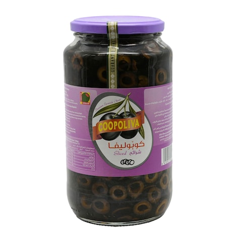 Buy Coopoliva Sliced Black Olive 510g in Saudi Arabia