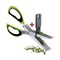 Metaltex 5-Blade Herb Scissors With Brush