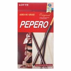 Buy Lotte Pepero Nude Original Chocolate Biscuit Stick 47g in Kuwait