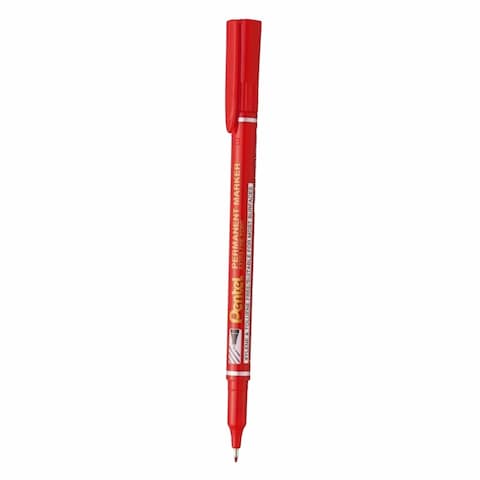 PENTEL PERM MKER EXTRA FINE PT RED