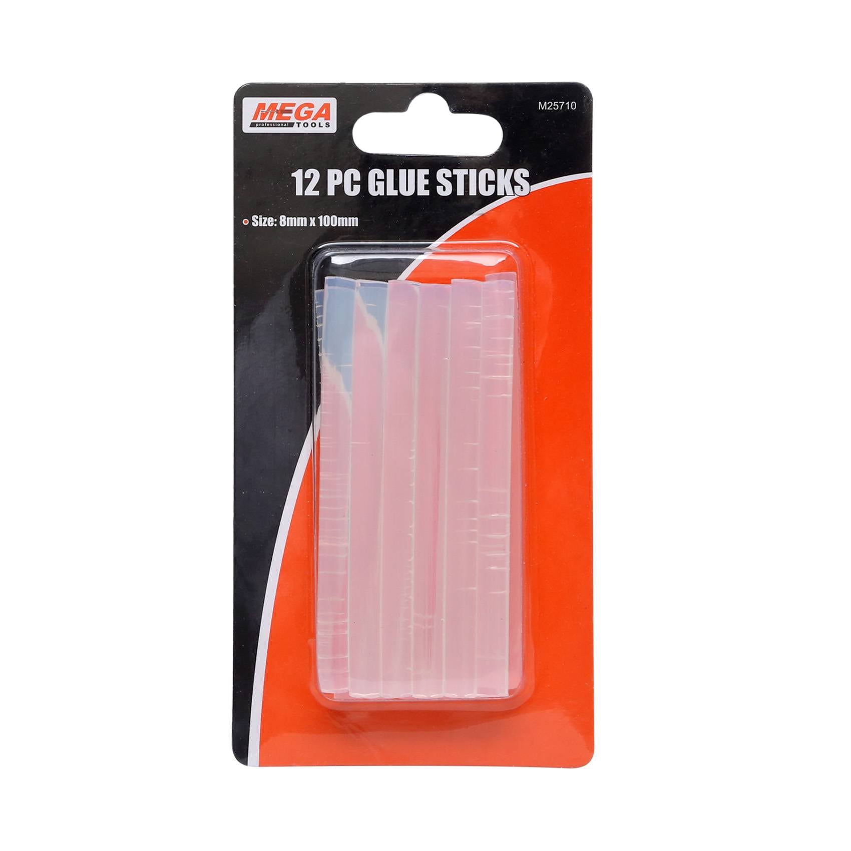 Sourcing Map 6pcs Full Size Hot Glue Sticks 0.28-inchx4-inch Large Glue Sticks 100 X 7mm Metallic 6 Colors