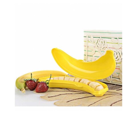 Titiz Banana Shape Storage Box - 500 Ml - Yellow