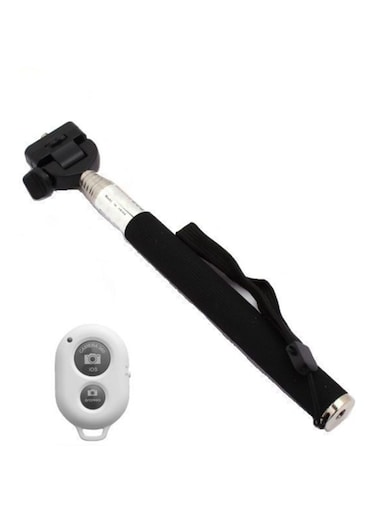 Generic - Extendable Selfie Stick With Remote blue