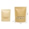 Food Pouches 12pcs Size 20x14x4cm, Kraft Stand Up Food Bags, Zip Lock Reusable Packing Pouches with Transparent Window and Tear Notch Thicken Heat Sealable, or Storing, Cookie and Snack, Paper pouch