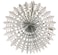 Glitz Silver Hanging Foil D&eacute;cor 16in Fan