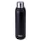 Nessan Double Wall Stainless Steel Vacuum Bottle Black 600ml