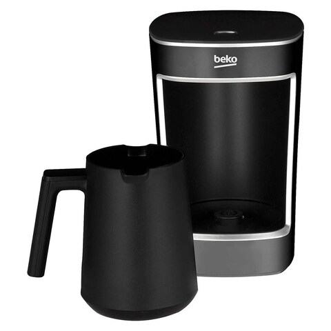 Beko Turkish Coffee Machine - 4 Cups - 670 Watt - Black - TKM2341