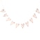 Rose Gold Heart Garland 2m