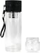 Coffee tea herbal drinks glass portable cup maker 400 ml