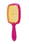 Superbrush Detangler Hair Brush Pink Yellow 