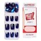 Kiss Impress 3D Press-On Manicure False Nails BIPA240C Blue 30 count