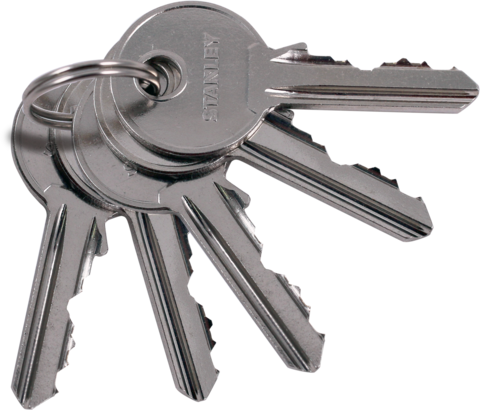 Stanley Padlock Brass 40mm Standard Shackle with 5 Keys (2 Pcs Pack)