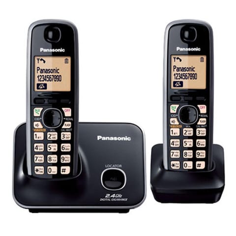 Panasonic Cordless Phone KX-TG3712 BXB Black