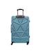 Parajohn Single Size, Cabin Carry 20" Check-In Luggage Trolley, Matrix Luggage Trolley, Blue 20 Inch