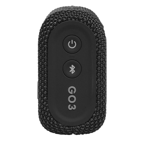 JBL Go 3 Bluetooth Portable Speaker - Black