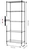 Mumoo Bear 5-Tier Wire Shelving Bathroom Storage 5 Shelves Unit Metal Kitchen Storage Rack